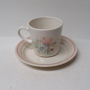 Corning Corelle French Garden Tea or Coffee Cup and Saucer
